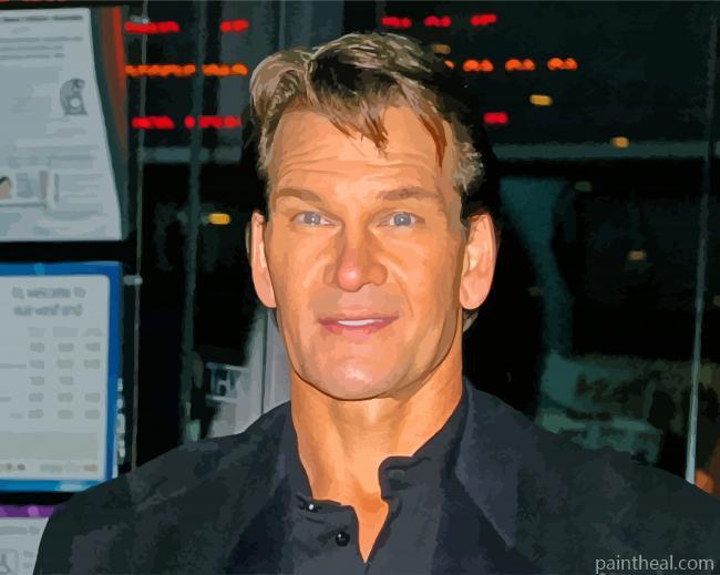 Actor Patrick Swayze Painting By Numbers Kits