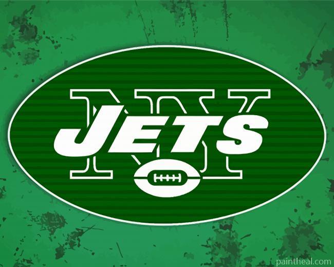 New York Jets American Football Logo Painting By Numbers Kits