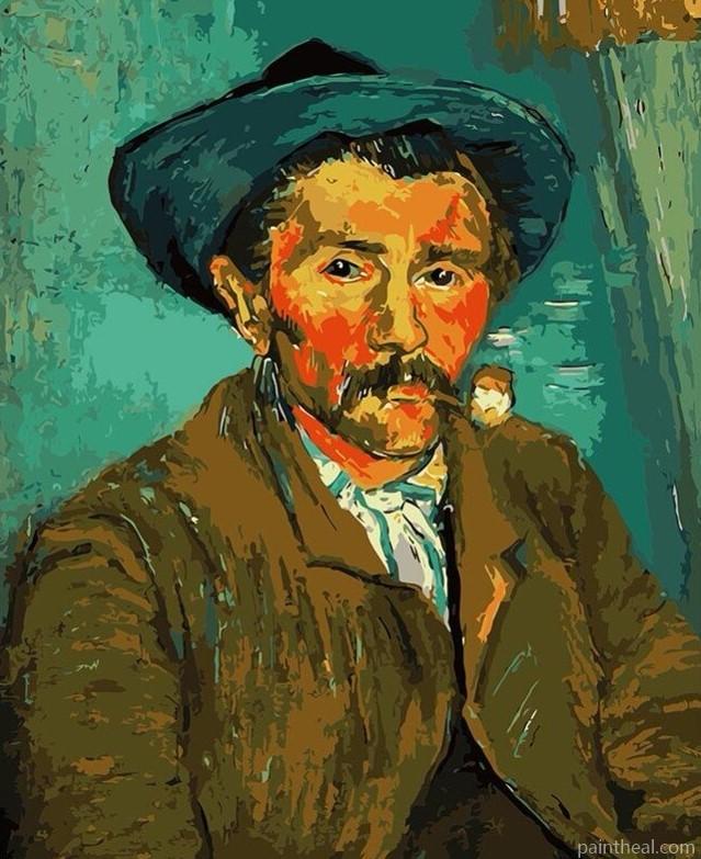 Man Smoking a Pipe People Painting By Numbers Kits
