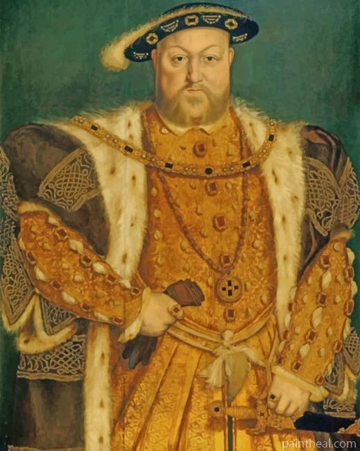 Henry VIII King Painting By Numbers Kits