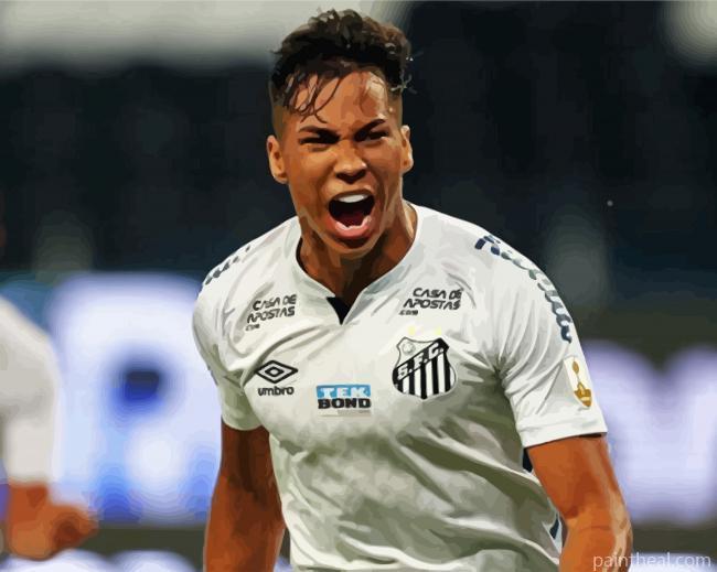 Santos FC Player Painting By Numbers Kits