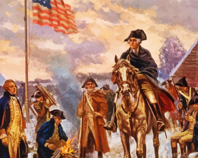George Washington at Valley Forge Painting By Numbers Kits
