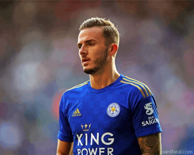 James Maddison LCFC Player Painting By Numbers Kits