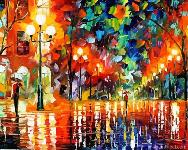 Streetlight Art Painting By Numbers Kits