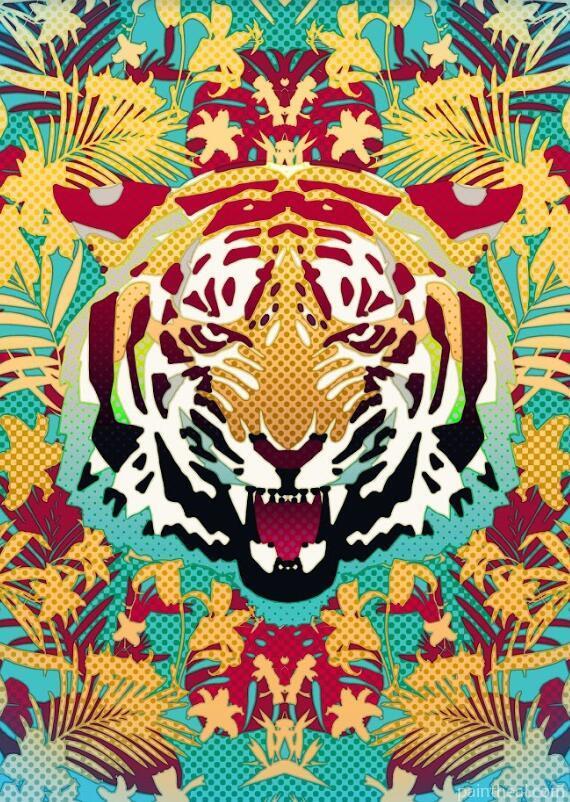 Hypnotic Tiger Animals Painting By Numbers Kits