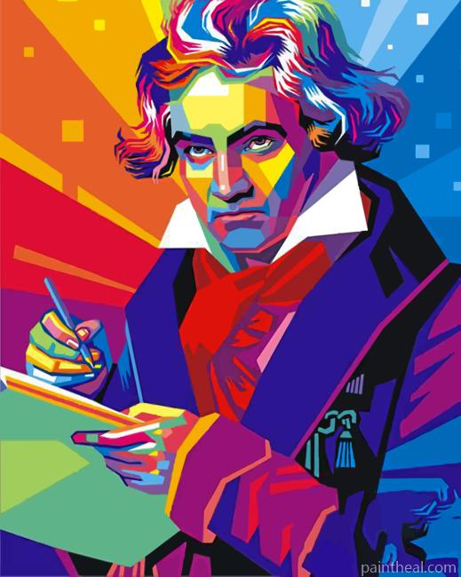 Beethoven Pop Art Painting By Numbers Kits