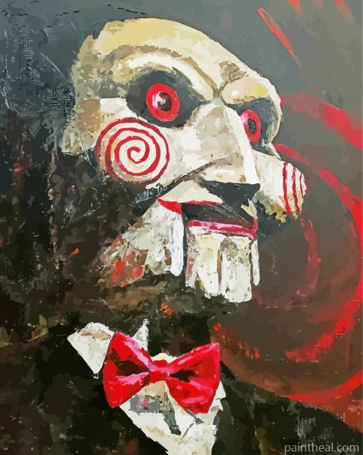Abstract Saw Puppet Billy Painting By Numbers Kits