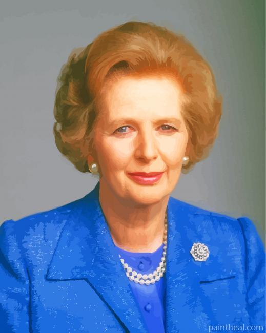 Cool Margaret Thatcher Painting By Numbers Kits
