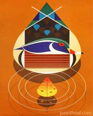 Abstract Art Charley Harper Painting By Numbers Kits