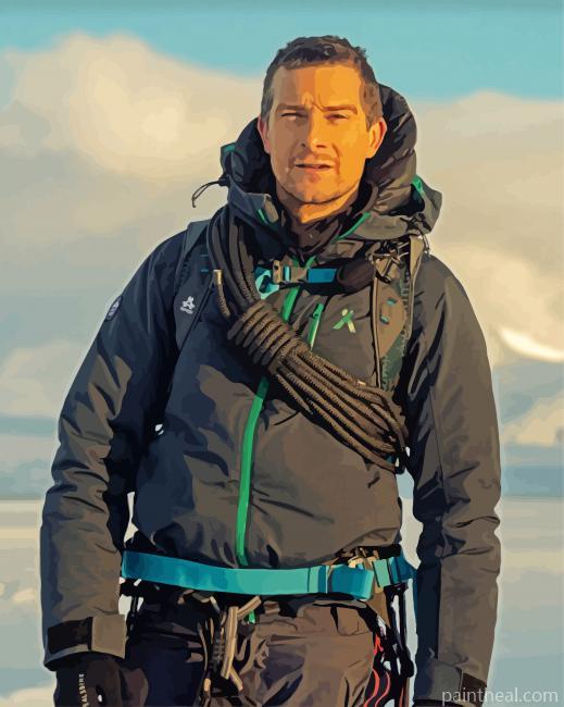 Aesthetic Bear Grylls Painting By Numbers Kits