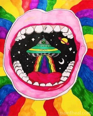 Trippy Alien NEW Painting By Numbers Kits