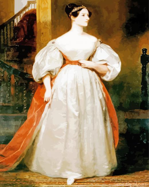 Ada Lovelace Mathematician Painting By Numbers Kits