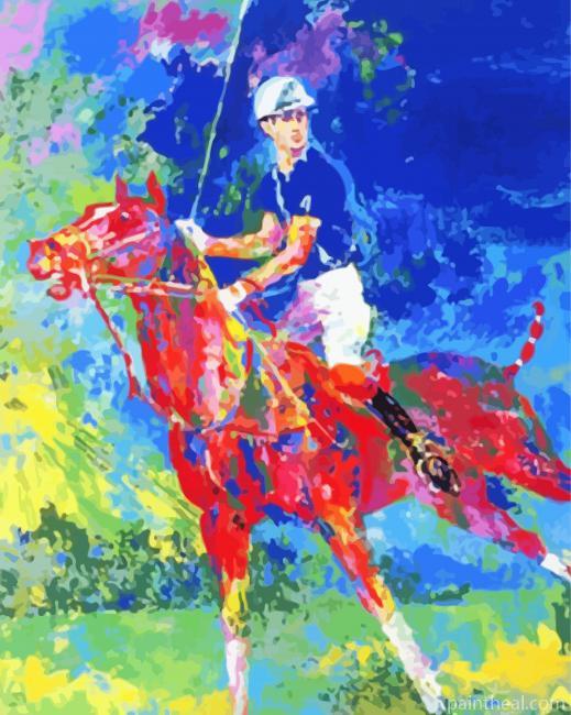 Prince Charles At Windsor By Leroy Neiman Painting By Numbers Kits