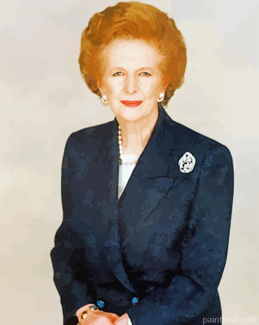 Classy Margaret Thatcher Painting By Numbers Kits