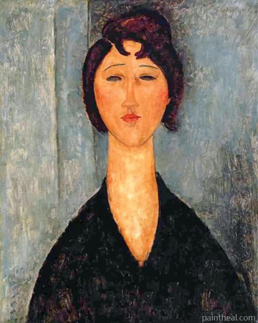 Young Woman Portrait Painting By Numbers Kits