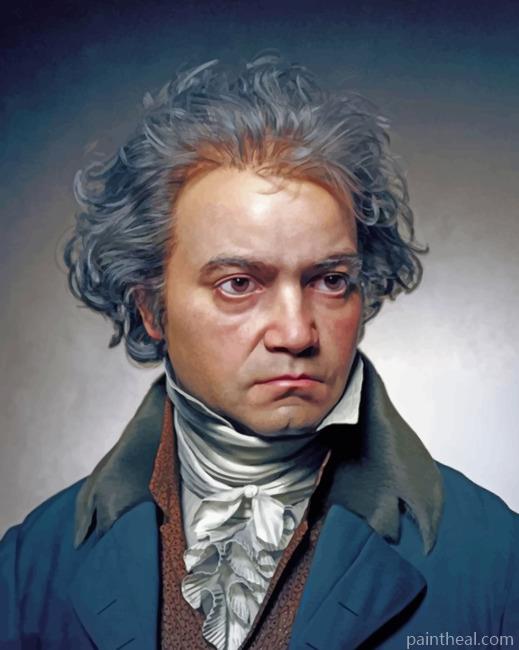 Beethoven Portrait Painting By Numbers Kits