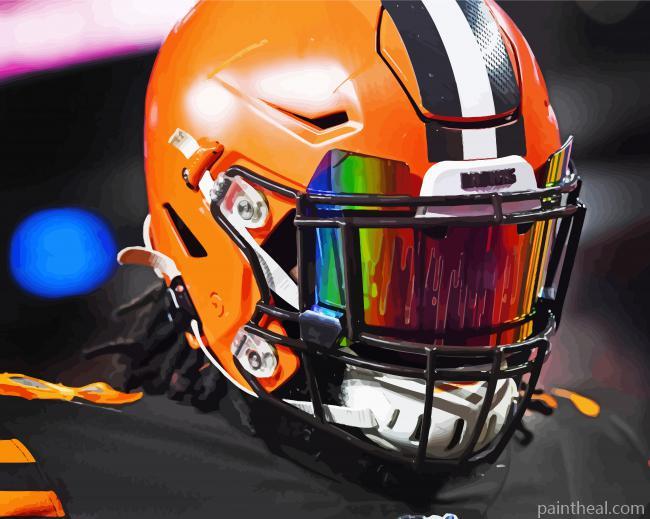 Cleveland Browns Player Illustration Painting By Numbers Kits