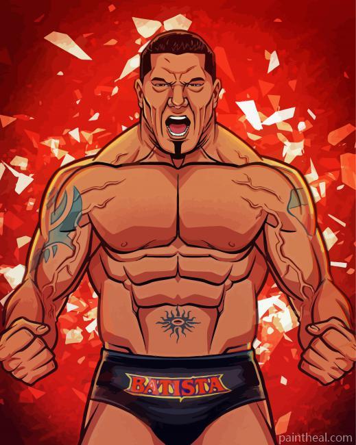 Brock Lesnar Art Painting By Numbers Kits