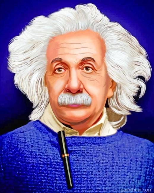 Then Unforgettable Albert Einstein Painting By Numbers Kits