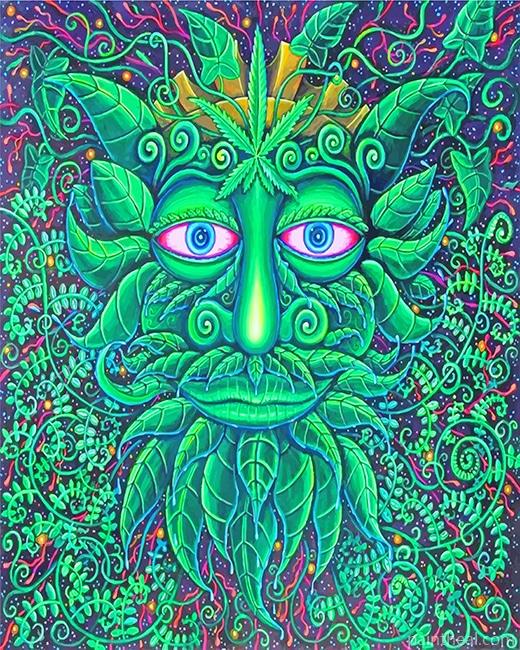 John Speaker Green Man NEW Painting By Numbers Kits