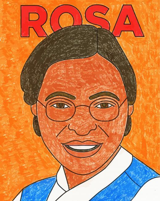 Rosa Parks Art Painting By Numbers Kits