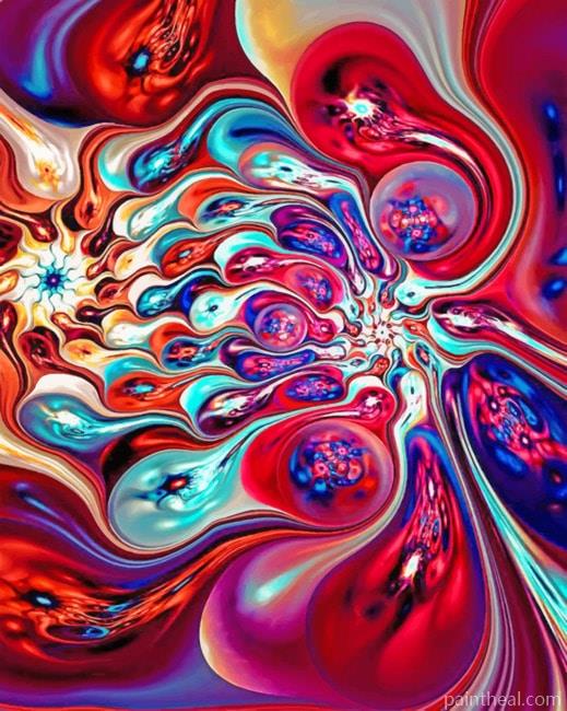 Abstract Mix Up Colors Painting By Numbers Kits