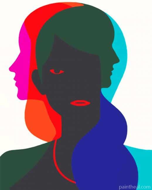 Abstract Women Art NEW Painting By Numbers Kits