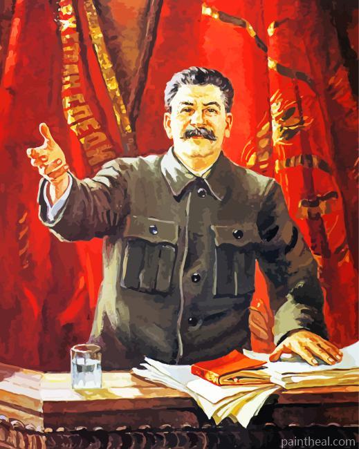 Joseph Vissarionovich Stalin Painting By Numbers Kits