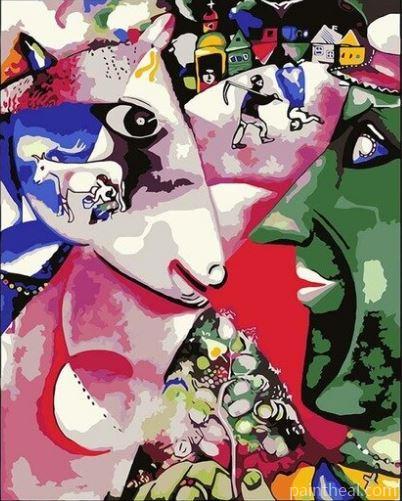 Me And My Village Marc Chagall People Painting By Numbers Kits