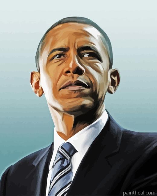 Barack Obama President Painting By Numbers Kits