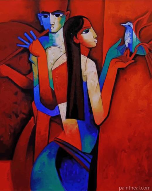 Abstract People Painting By Numbers Kits