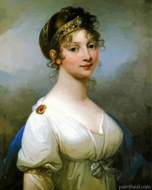 Queen Louise Of Mecklenburg Strelitz Painting By Numbers Kits