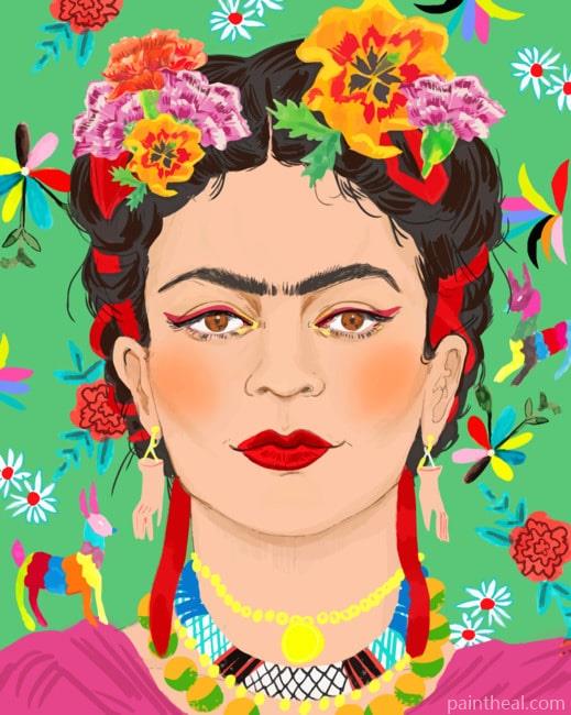 Frida Artwork Painting By Numbers Kits