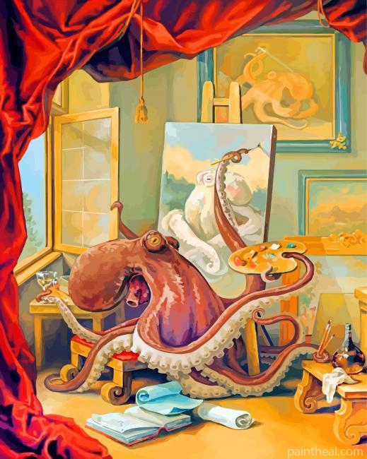 Artist Kraken Painting By Numbers Kits