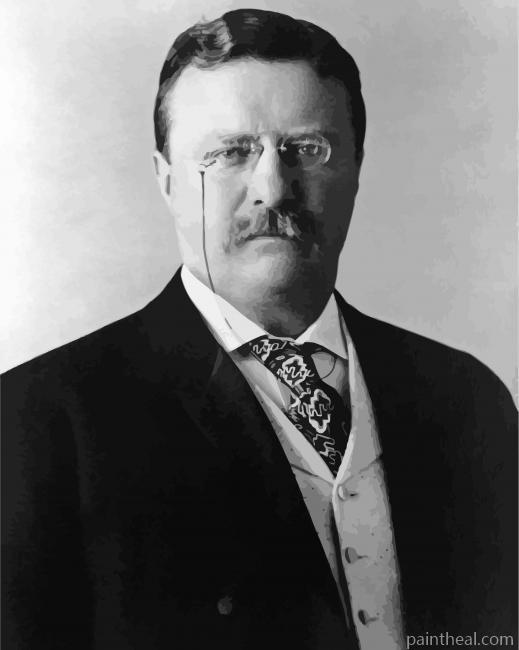 President Theodore Roosevelt Painting By Numbers Kits