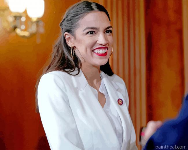 Classy Alexandria Ocasio Cortez Painting By Numbers Kits