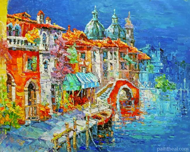 Abstract Venice Italy Painting By Numbers Kits