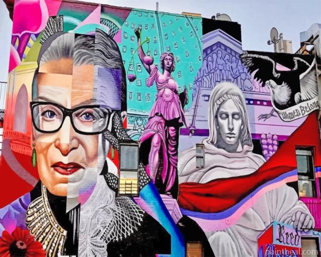 Bader Ginsburg Mural Painting By Numbers Kits