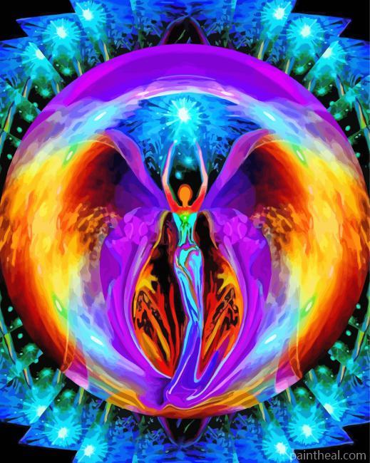 Abstract Chakra Art Painting By Numbers Kits
