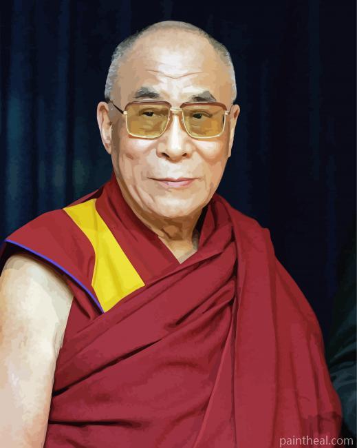 Dalai Lama Painting By Numbers Kits