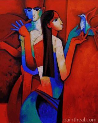 Abstract Indians Painting By Numbers Kits