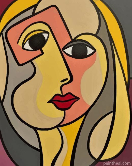 Laurent Folco Cubist Art Painting By Numbers Kits