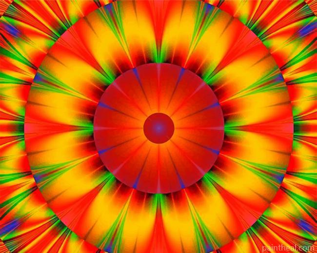 Abstract Mandala Painting By Numbers Kits
