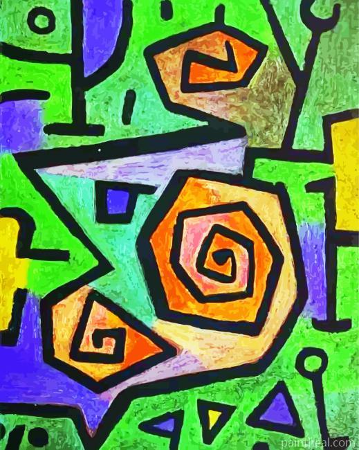 Heroic Roses by Paul Klee Painting By Numbers Kits
