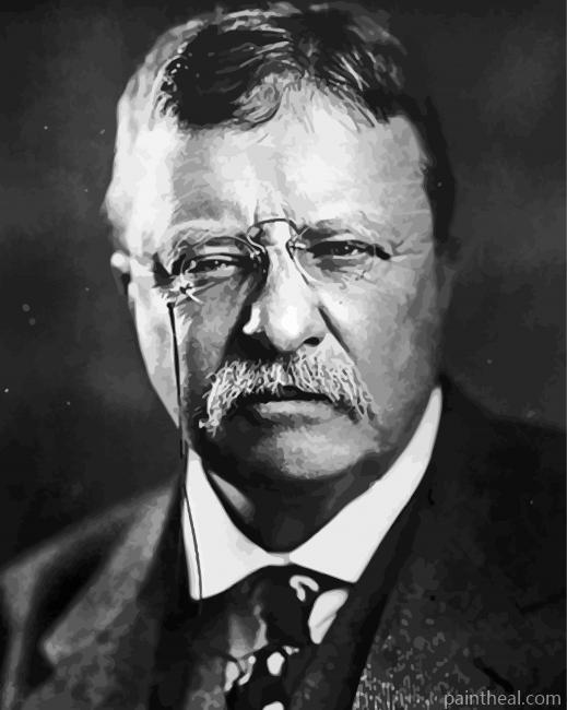 Teddy Roosevelt President Painting By Numbers Kits