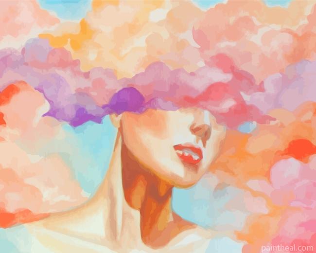 Head In Clouds Art Painting By Numbers Kits