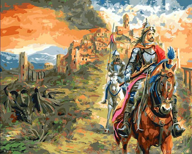 Army of The Kingdom Painting By Numbers Kits