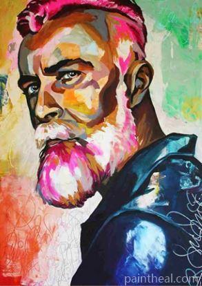 African Viking Painting By Numbers Kits