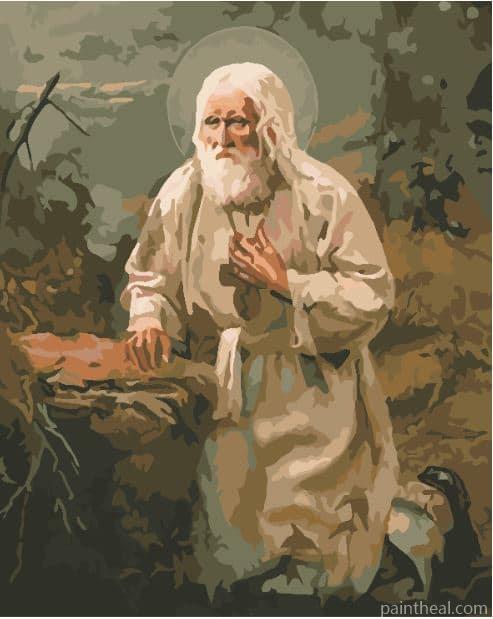 Seraphim of Sarov Painting By Numbers Kits