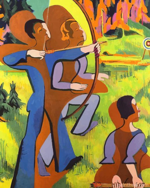 Ernst Ludwig Archery Painting By Numbers Kits